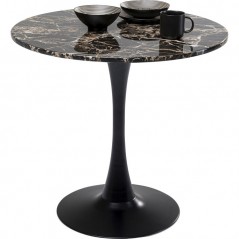 Table Schickeria Marble Black Ø80cm